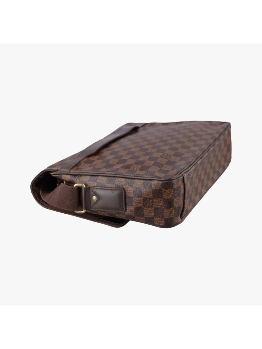 Louis Vuitton Shelton MM Ebene Damier Canvas Shoulder Bag